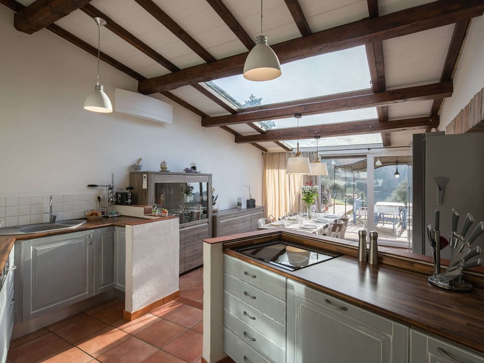 Villa | Private kitchen | Highchair, cookware/dishes/utensils