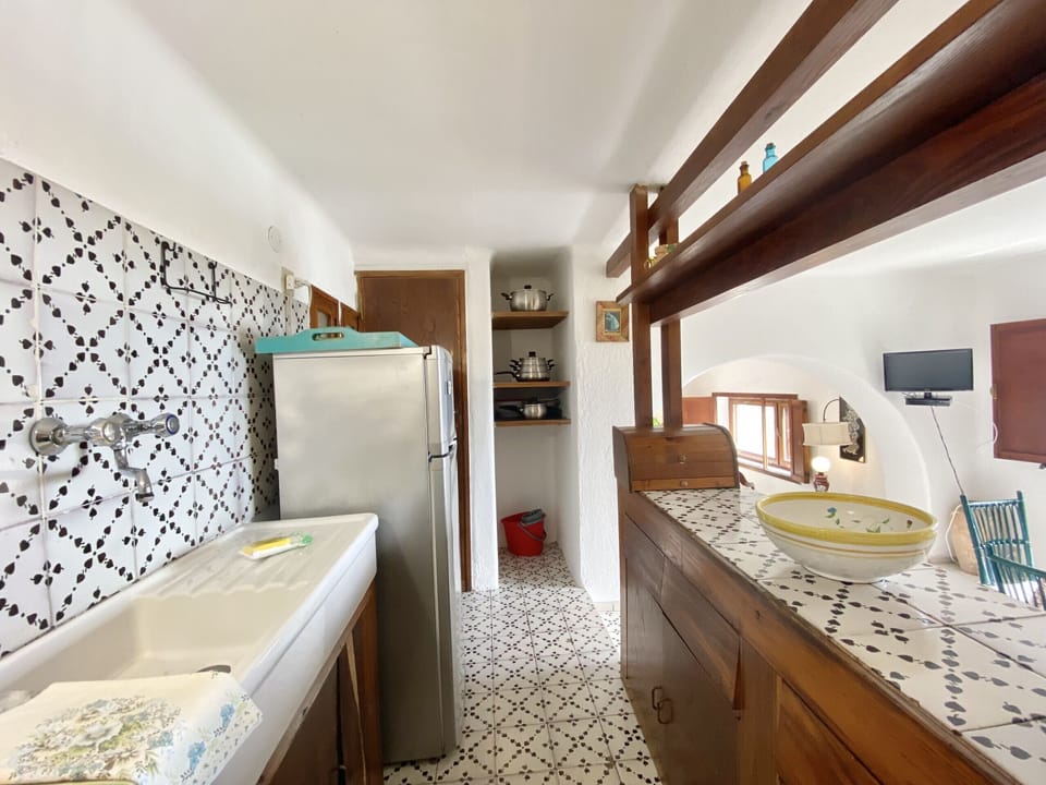 Apartment, 1 Bedroom, Terrace, Sea View | Private kitchen | Microwave, coffee/tea maker, highchair, cookware/dishes/utensils