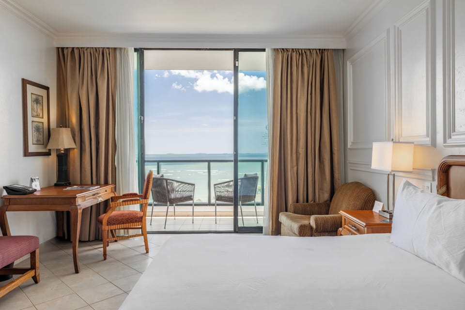 Classic Room, 1 King Bed, Balcony, Ocean View | Egyptian cotton sheets, down comforters, minibar, in-room safe