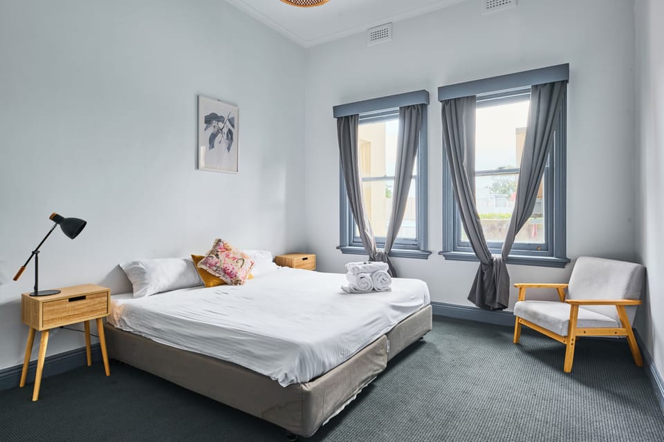 Standard Double Room, Shared Bathroom | Iron/ironing board, bed sheets
