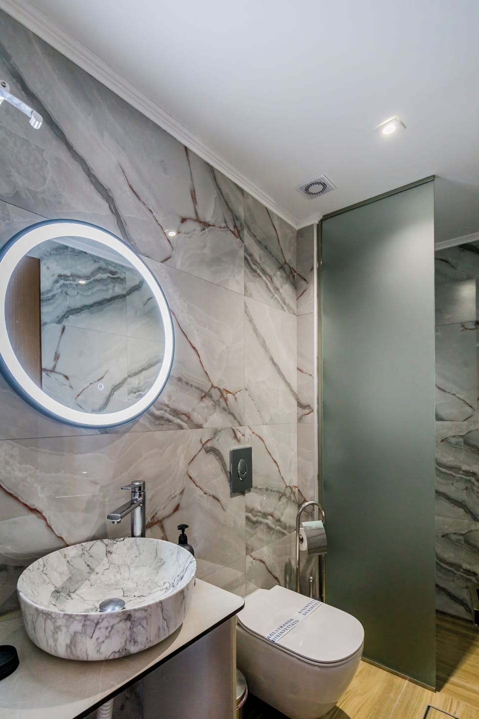 Double or Twin Room, Sea View | Bathroom | Shower, hair dryer, towels