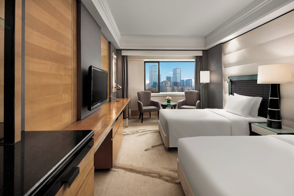 Down comforters, minibar, in-room safe, desk
