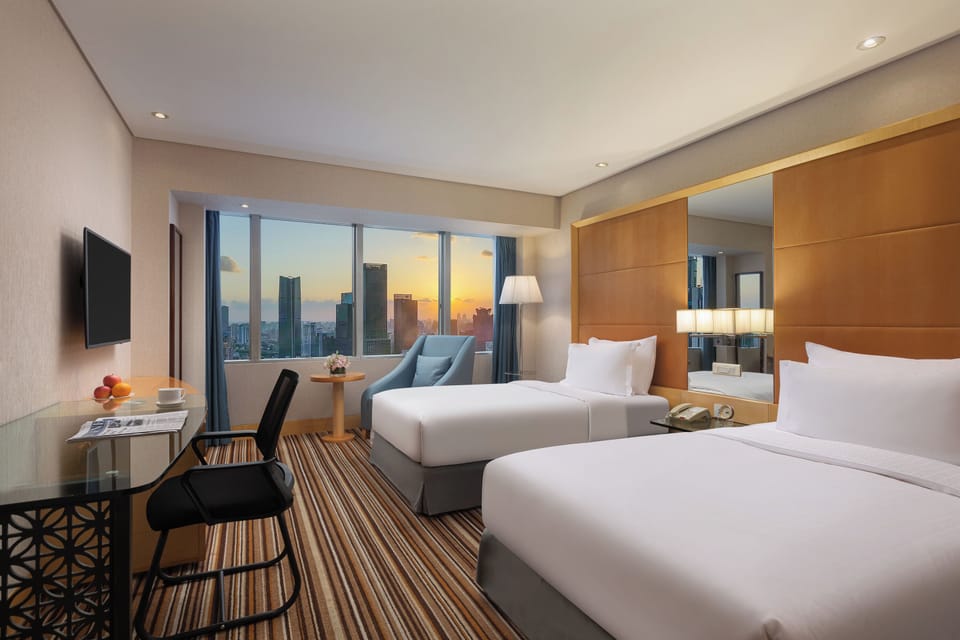 Deluxe Twin Room with Washlet | View from room