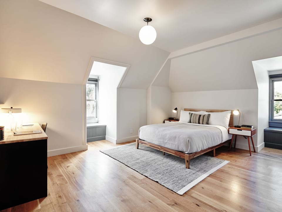 FAUNA | Premium bedding, memory foam beds, desk, laptop workspace