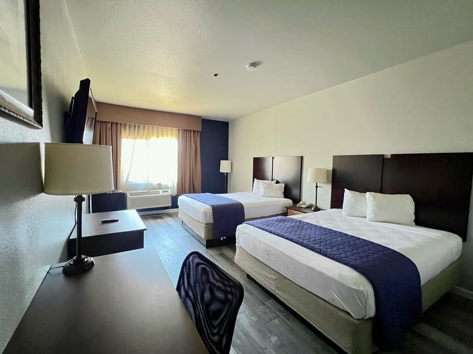 Standard Room, 2 Queen Beds | Desk, iron/ironing board, free WiFi