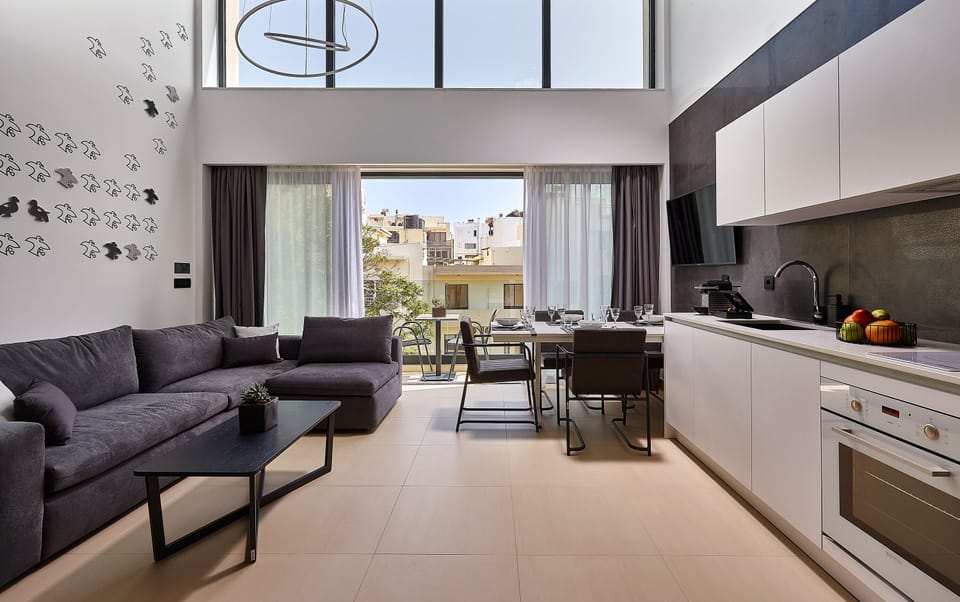 Comfort Loft | Private kitchen | Fridge, oven, stovetop, espresso maker