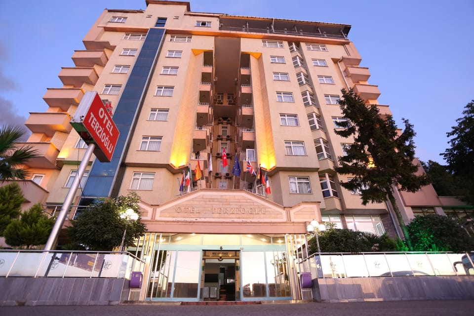 Front of property - evening/night