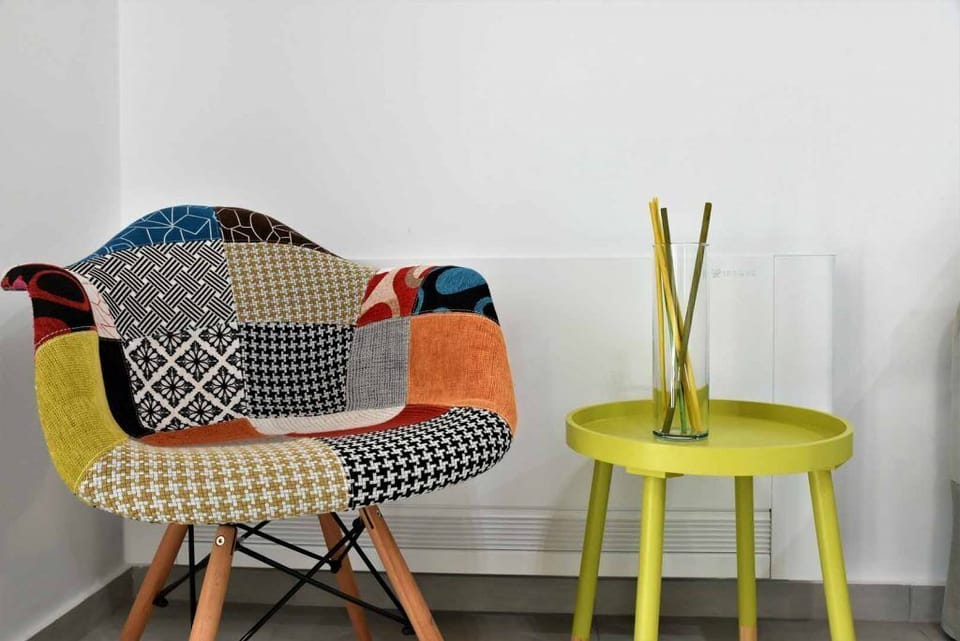 Romantic Double Room | Living area | Flat-screen TV