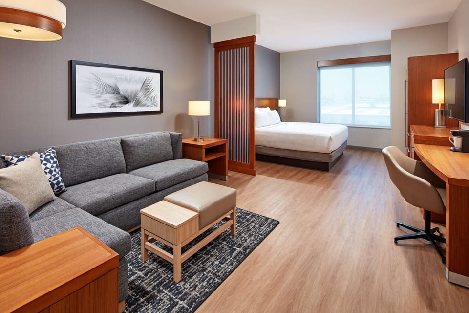 In-room safe, desk, blackout drapes, iron/ironing board
