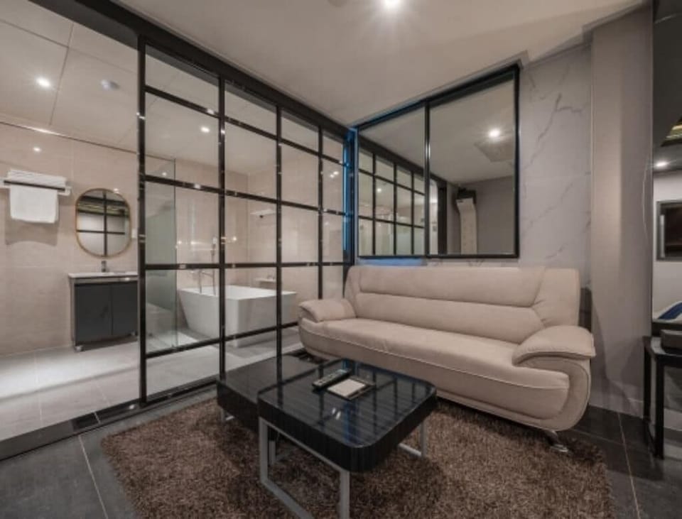 Premier Room | Down comforters, memory foam beds, blackout drapes, free WiFi