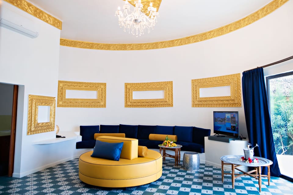 Luxury Villa, Private Pool, Sea Facing ( Retreat ) | Living room | LCD TV