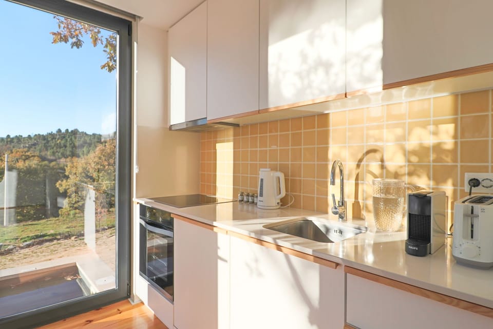 Villa, 2 Bedrooms, Private Pool, Mountain View | Private kitchen | Fridge, microwave, oven, stovetop