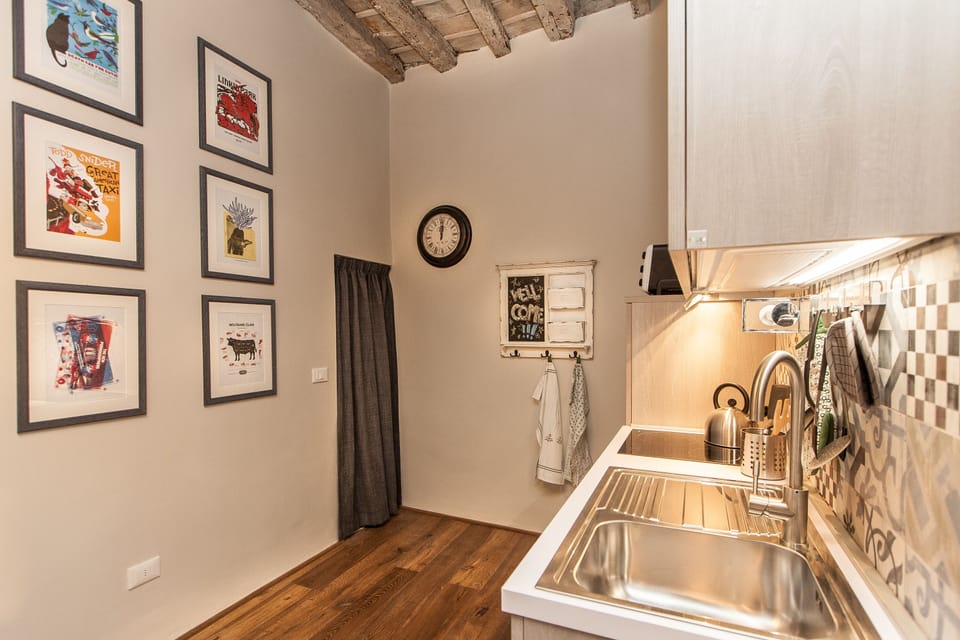 Apartment, 1 Bedroom | Private kitchenette | Full-size fridge, microwave, stovetop, dishwasher