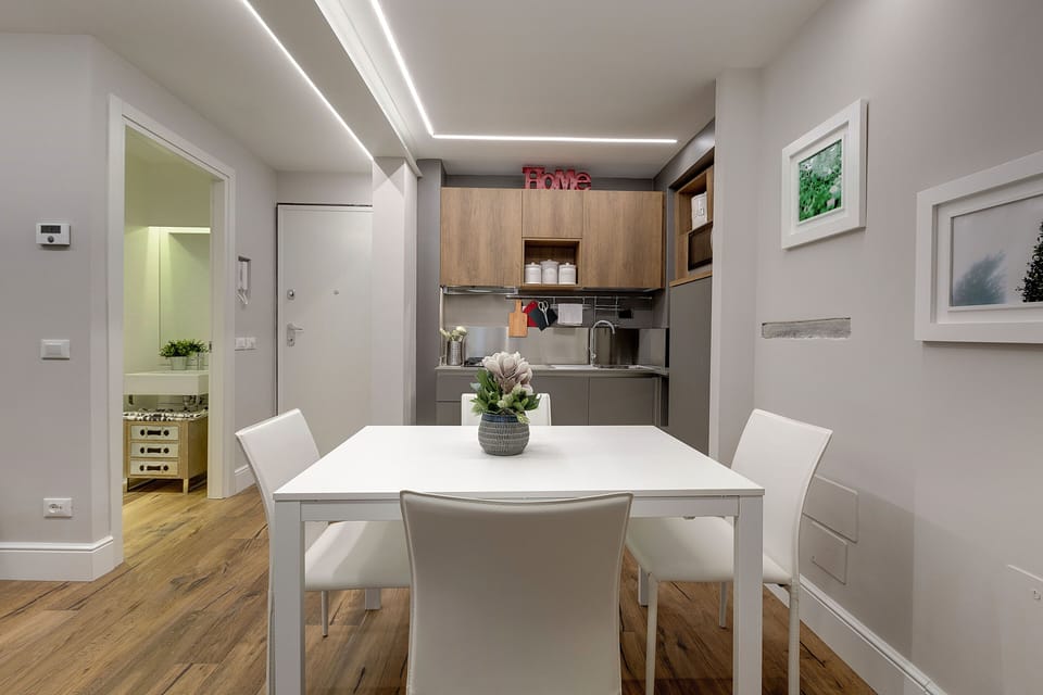Apartment, 1 Bedroom | Private kitchen | Full-size fridge, microwave, stovetop, dishwasher