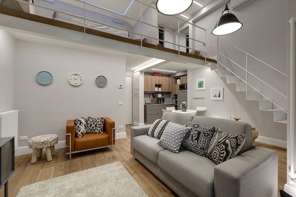 Apartment, 1 Bedroom | Living area | LCD TV