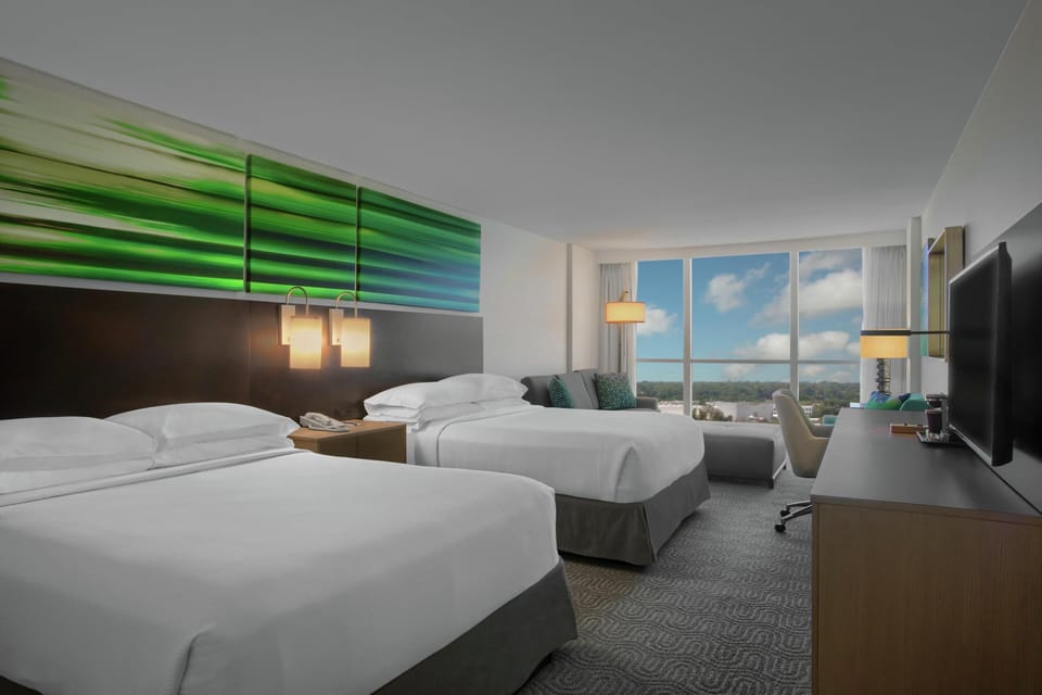 In-room safe, desk, laptop workspace, iron/ironing board