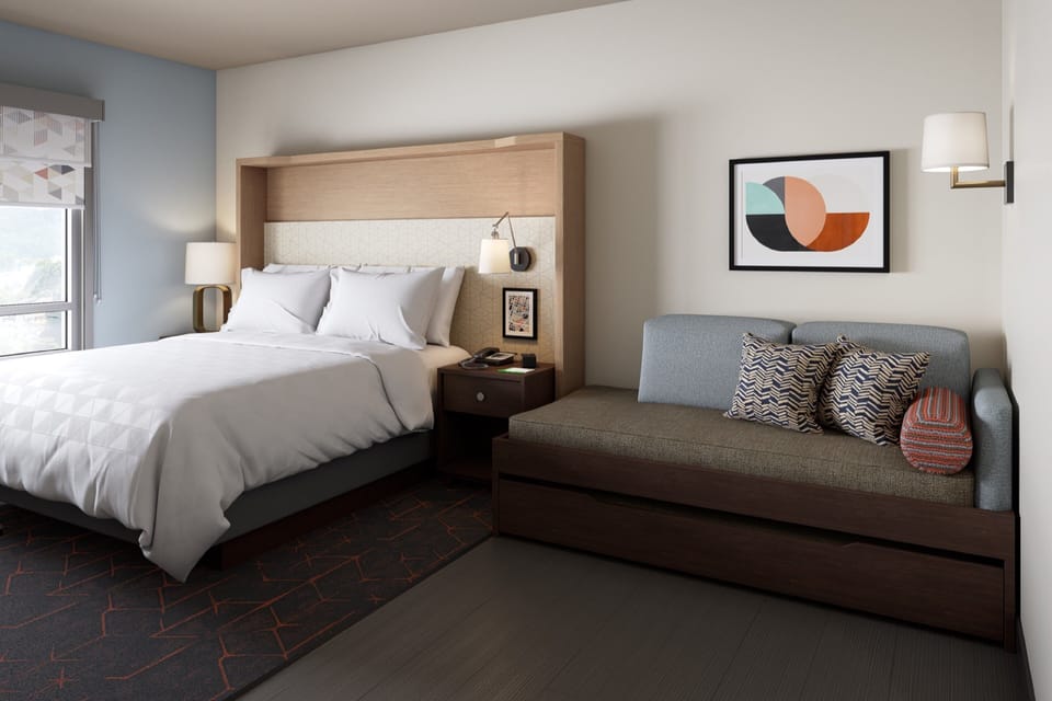 In-room safe, desk, blackout drapes, iron/ironing board