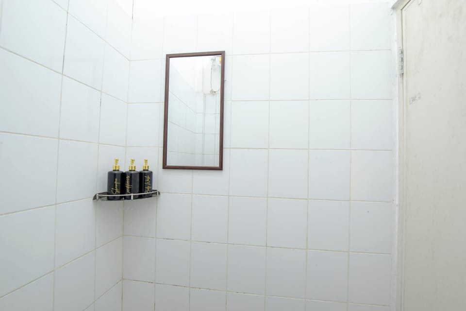 Shower, towels, soap