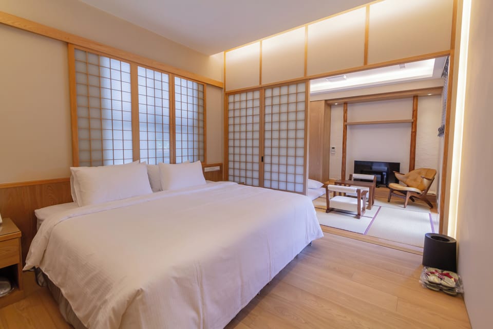 Japanese-style Triple Room, Non Smoking, Mountain View | Premium bedding, minibar, blackout drapes, free WiFi