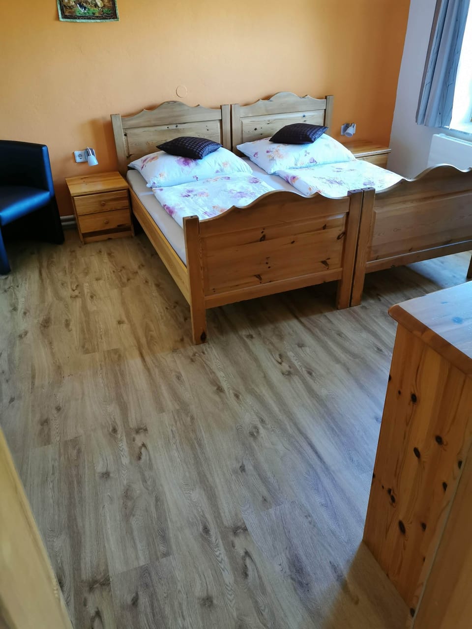 Family Apartment | Desk, blackout drapes, cribs/infant beds, travel crib