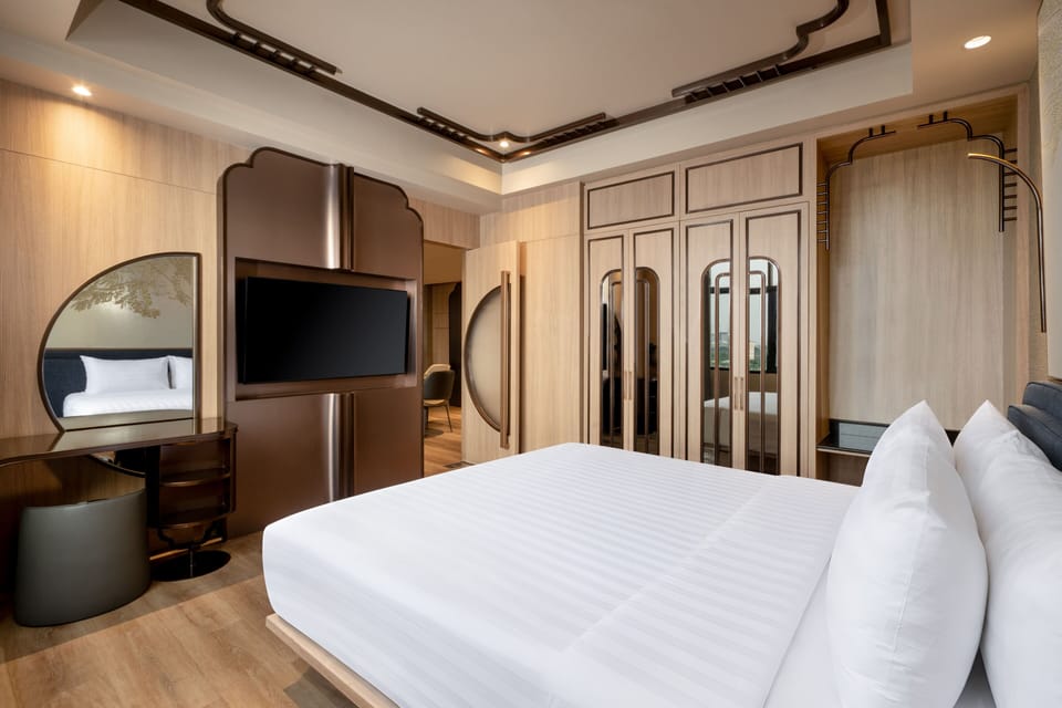 Privilege, Suite, 1 King Bed with Sofa bed | Premium bedding, free minibar, in-room safe, desk