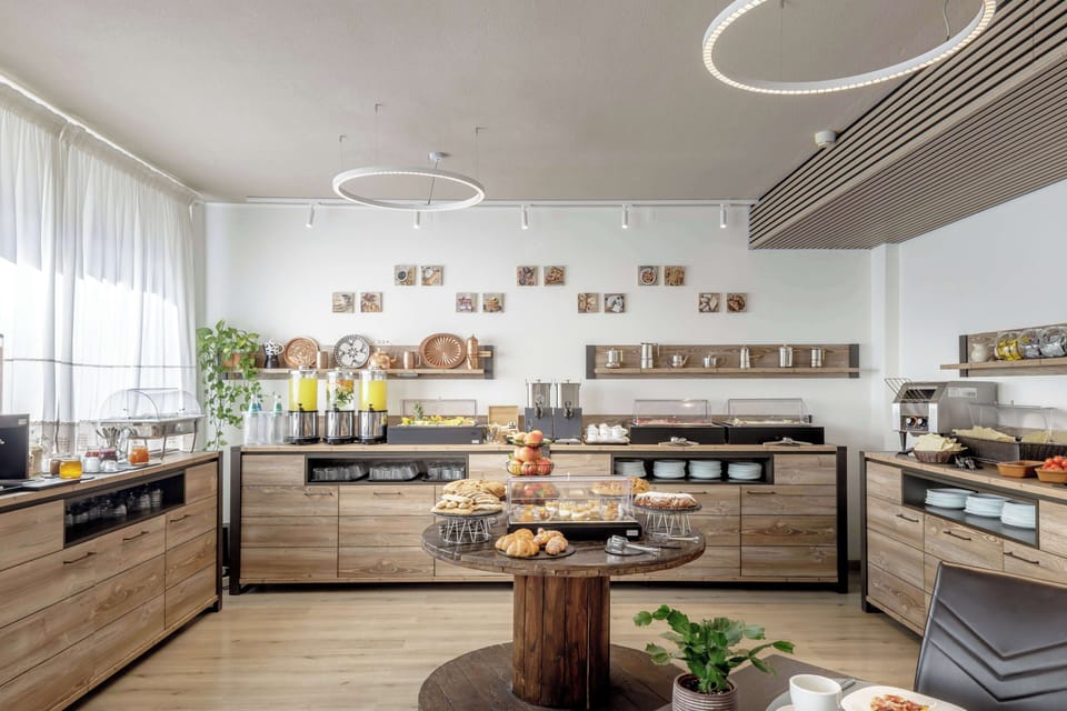 Daily buffet breakfast (EUR 12 per person)