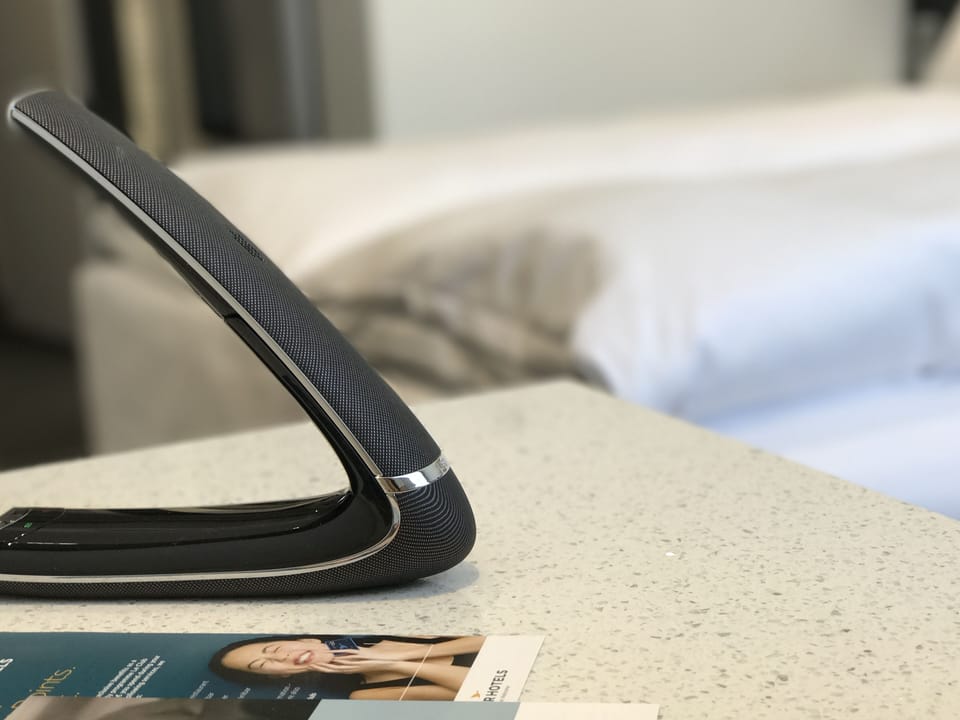 Premium bedding, down comforters, pillowtop beds, minibar