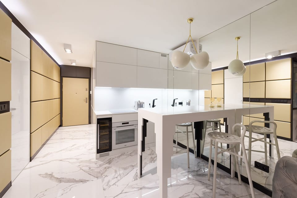 Superior Apartment | Private kitchen | Coffee/tea maker, fridge, microwave, oven