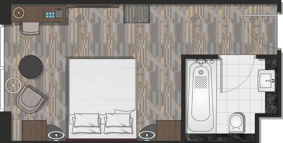 Superior Double Room | Floor plan