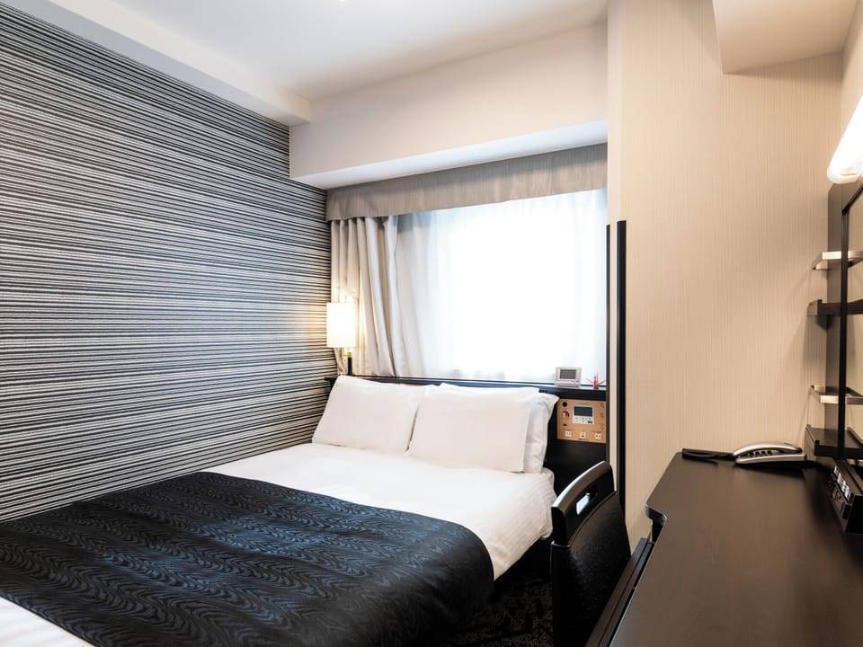 Double Room, Main Building, Non-Smoking | Down comforters, desk, blackout drapes, free WiFi