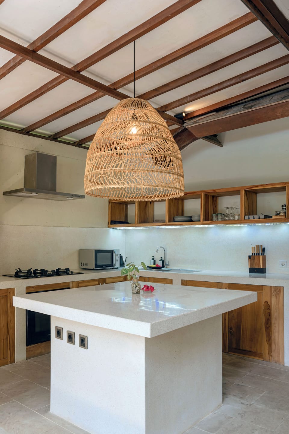 Villa, 3 Bedrooms (6 people) | Private kitchen | Fridge, electric kettle