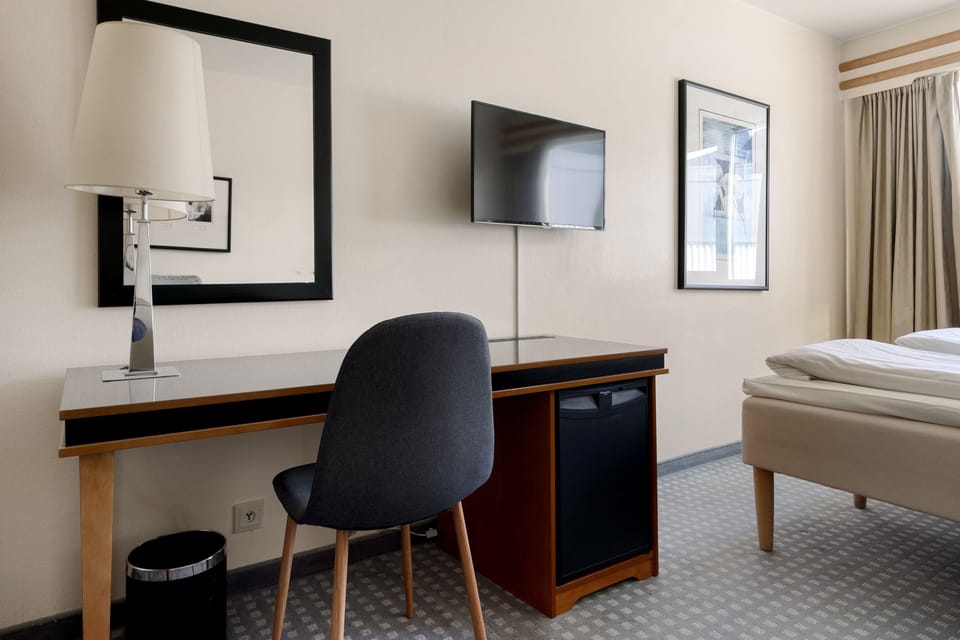 Economy Twin Room | Pillowtop beds, desk, laptop workspace, free WiFi