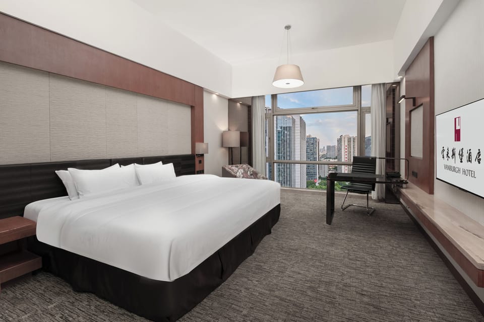2.4m King Bed Room | In-room safe, desk, blackout drapes, iron/ironing board