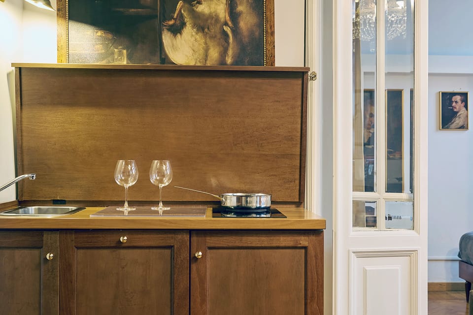 Santa Maria Fulcorina (Via Santa Maria Fulcorina 11) | Private kitchenette | Espresso maker, coffee/tea maker, dining tables