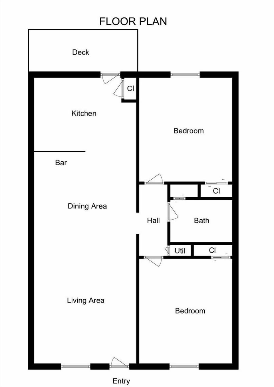 Condo, 2 Bedrooms | Floor plan
