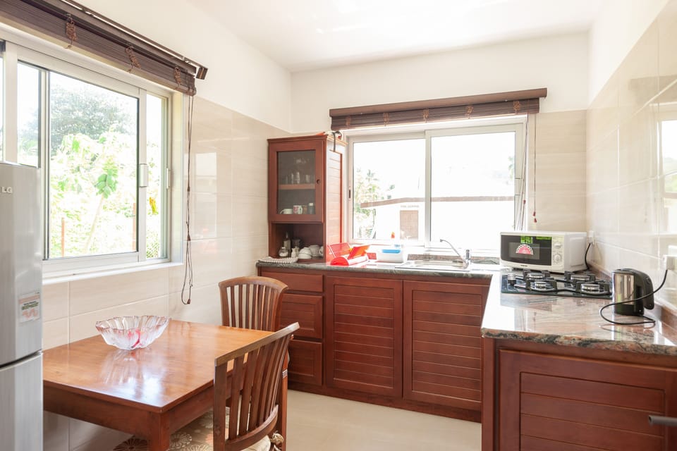 Villa, Sea View | Private kitchen | Coffee/tea maker, fridge, microwave, stovetop