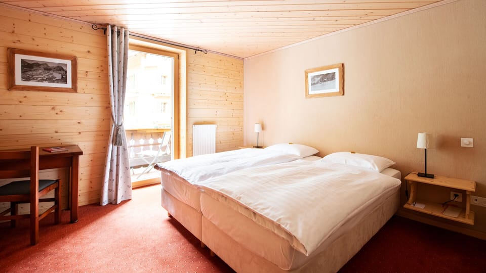 Economy Double Room, Private Bathroom, City View | Premium bedding, in-room safe, desk, iron/ironing board