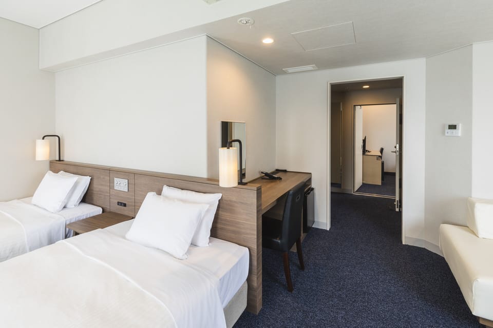 Down comforters, blackout drapes, free WiFi, bed sheets