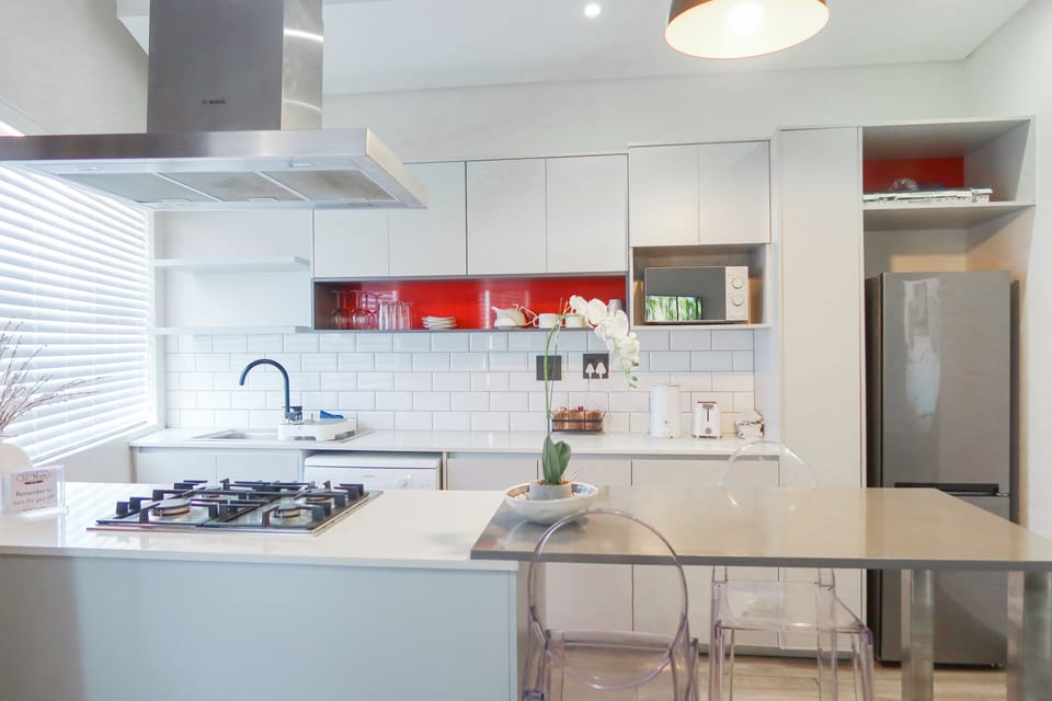 Shared fridge, microwave, electric kettle