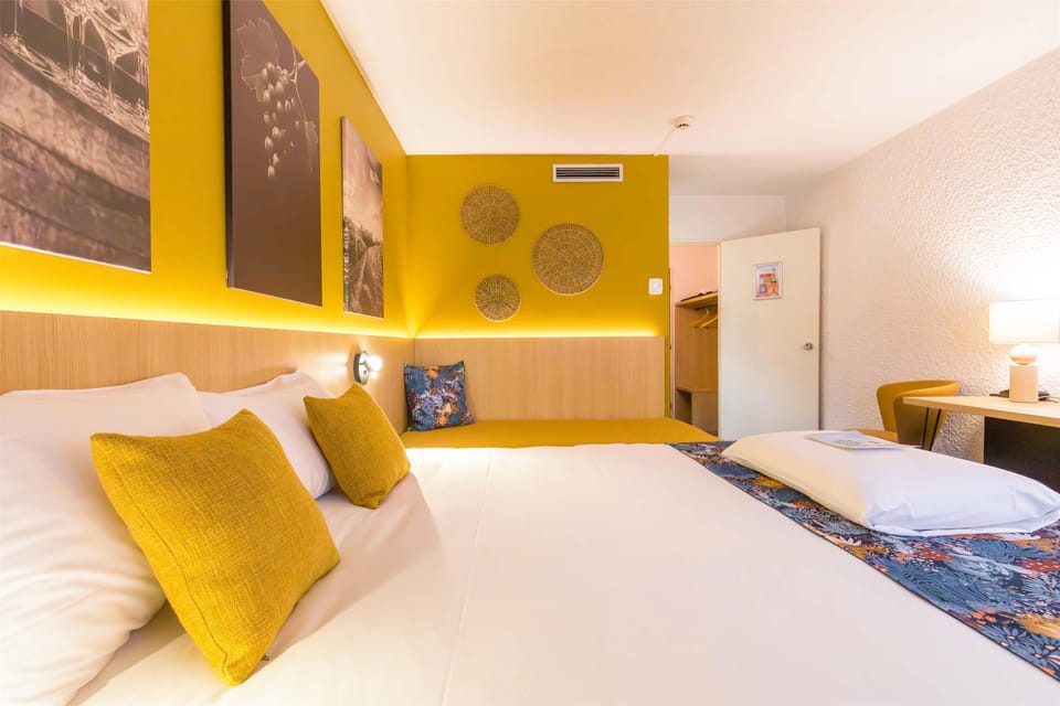 Premium bedding, individually furnished, blackout drapes, soundproofing