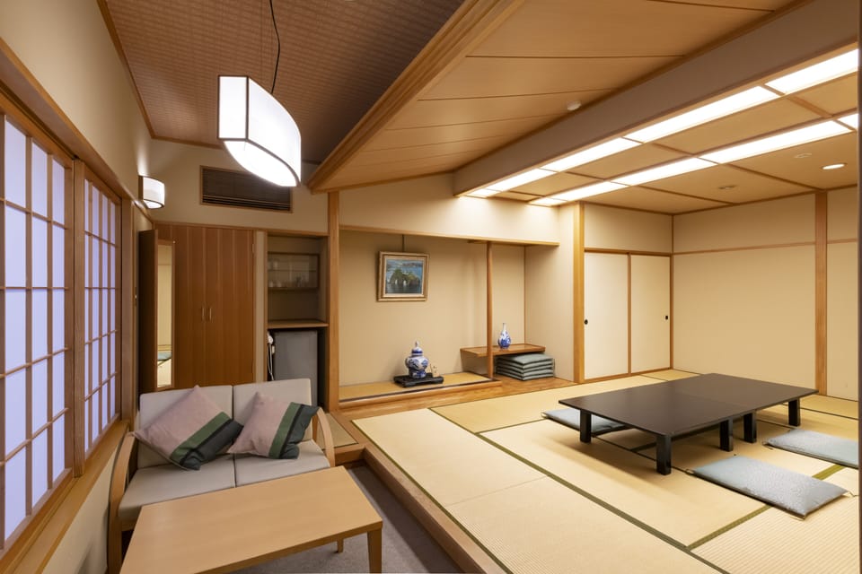 Barrier-free, 2-room Japanese-Western Room, Non-Smoking | Premium bedding, in-room safe, desk, WiFi (free)