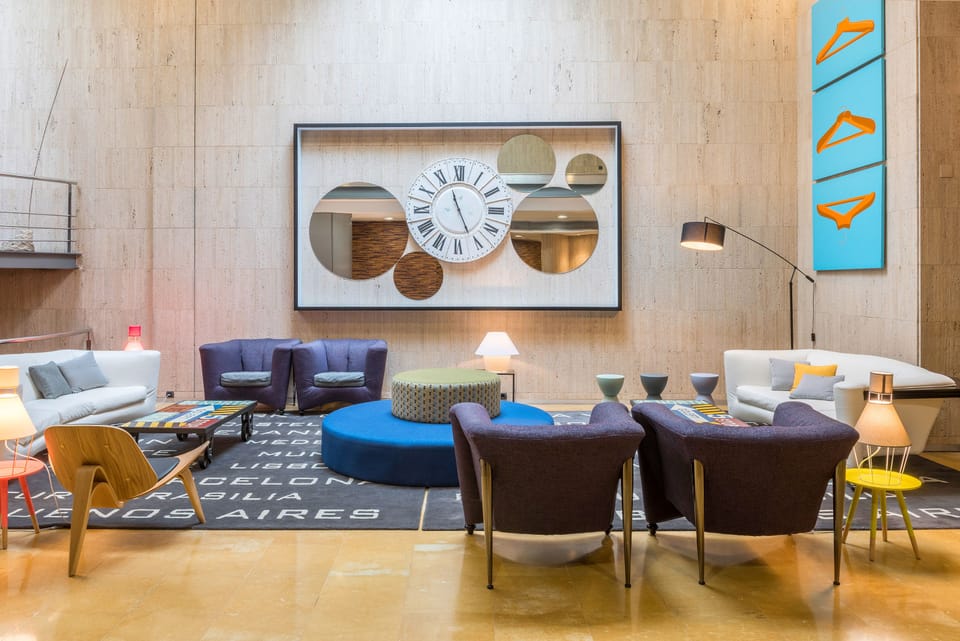 Lobby sitting area