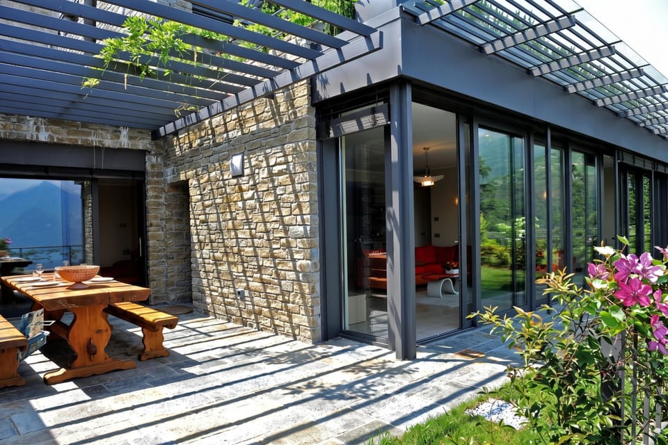 Family Apartment, 2 Bedrooms, Microwave, Mountainside (Sant' Andrea Vista) | Outdoor dining