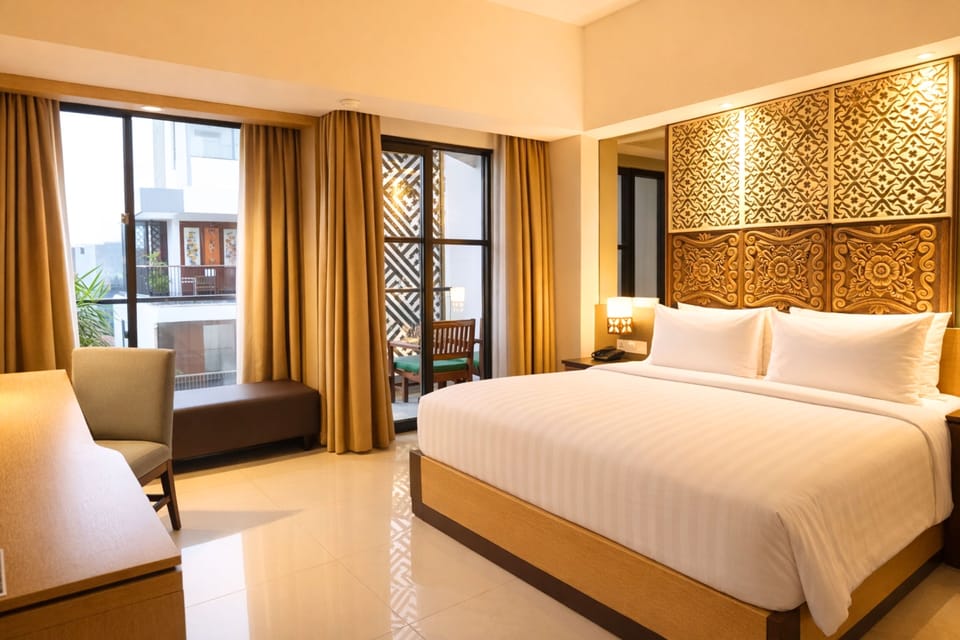 Premium bedding, minibar, in-room safe, desk