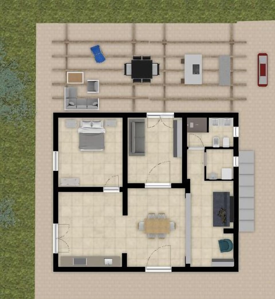 Villa, 4 Bedrooms | Floor plan