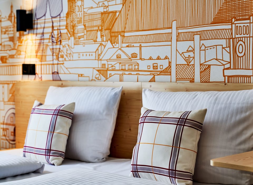 Comfort Double Room | Desk, soundproofing, cribs (surcharge), WiFi (free)