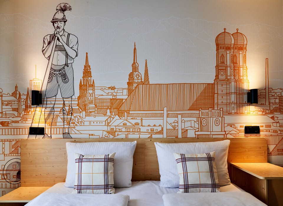 Comfort Double Room | Desk, soundproofing, cribs (surcharge), WiFi (free)