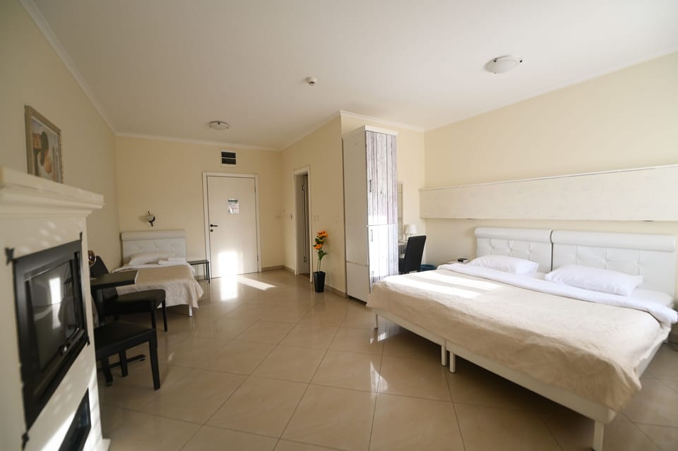Triple Room | Hypo-allergenic bedding, minibar, in-room safe, desk
