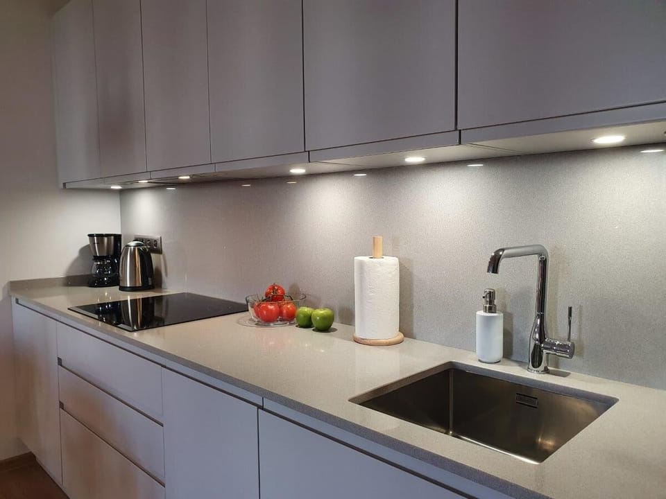 Apartment | Private kitchen | Fridge, stovetop, dishwasher, coffee/tea maker