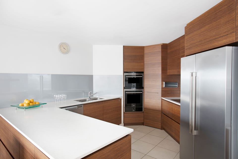 Fridge, electric kettle